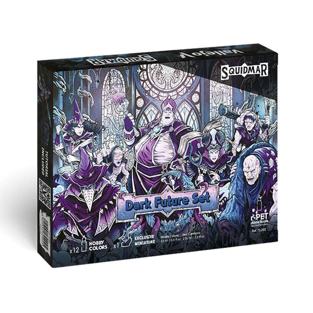Vallejo Squidmar Dark Future Paint Set (x12) paint set