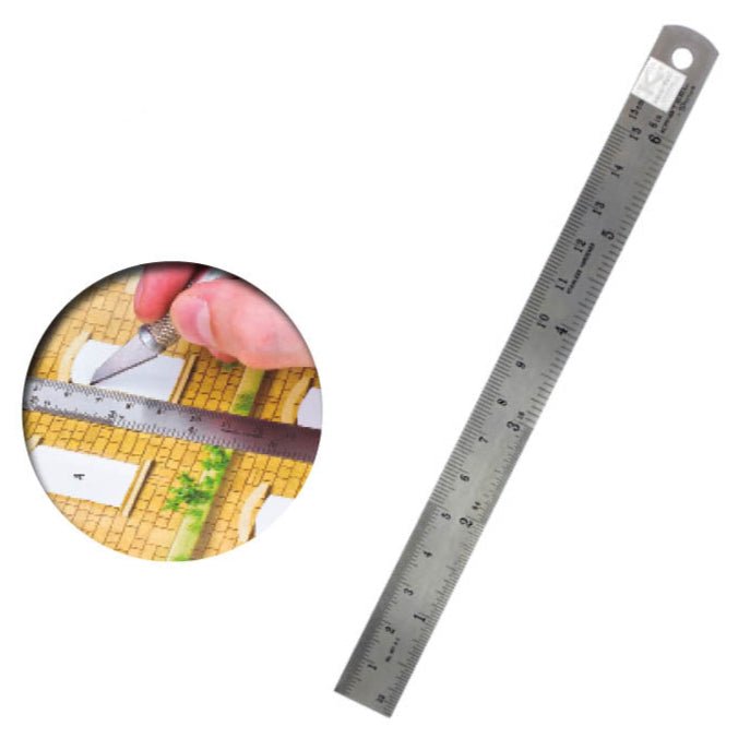 Vallejo Steel Rule 150mm hobby tool