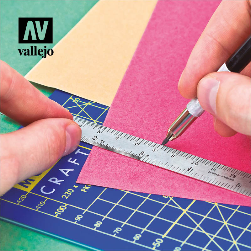 Vallejo Steel Rule 150mm - Loaded Dice