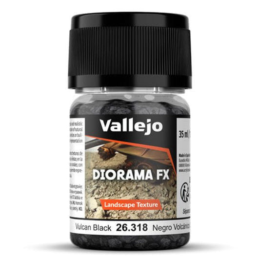 Vallejo Vulcan Black 2-5mm ground texture for bases and dioramas