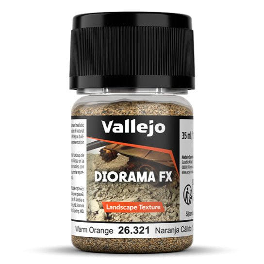 Vallejo Warm Orange 1-2mm ground texture for bases and dioramas