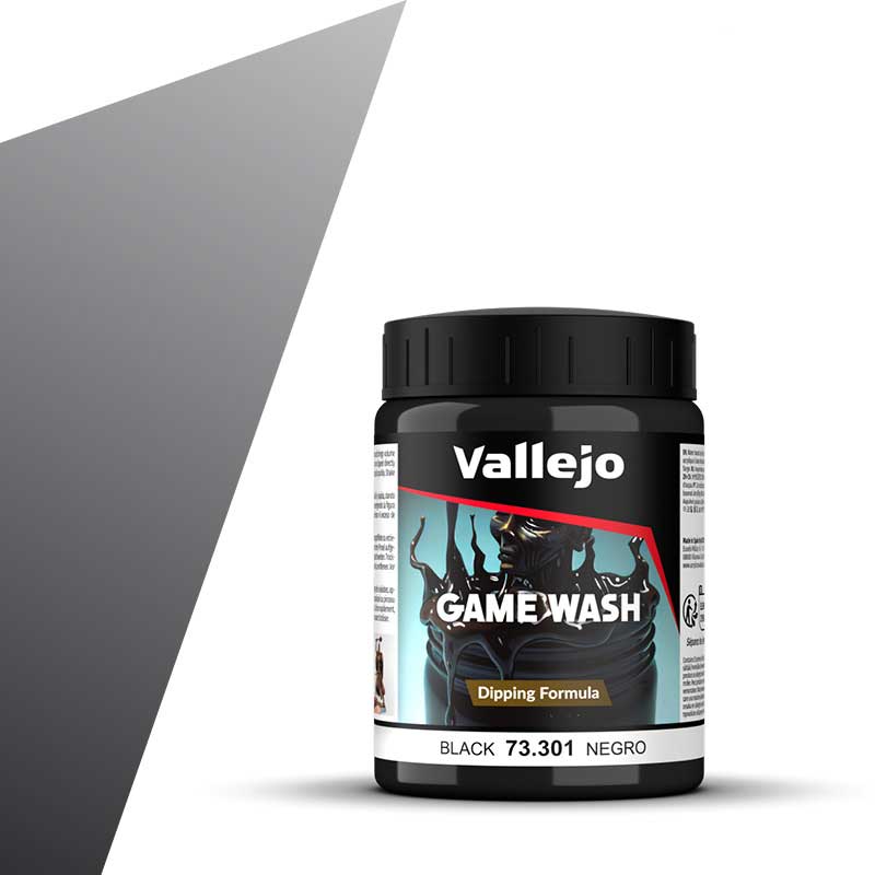 Vallejo Model Wash Wash - Black 200 ml shading wash bottle