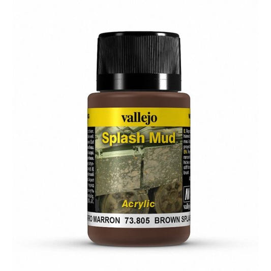 Vallejo Weathering Effects Weathering Effects 40ml - Brown Splash Mud texture bottle