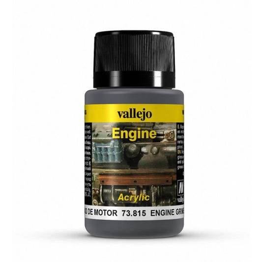 Vallejo Weathering Effects Weathering Effects 40ml - Engine Grime texture bottle