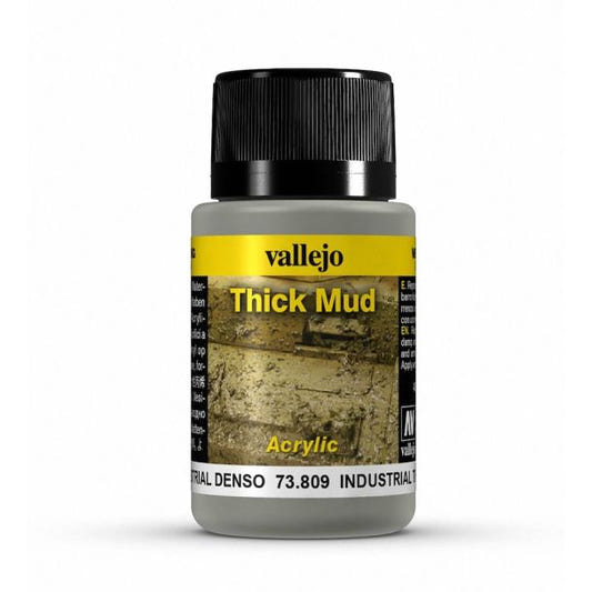 Vallejo Weathering Effects Weathering Effects 40ml - Industrial Thick Mud texture bottle