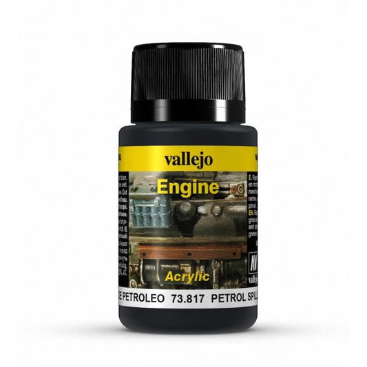 Vallejo Weathering Effects Weathering Effects 40ml - Petrol Spills texture bottle