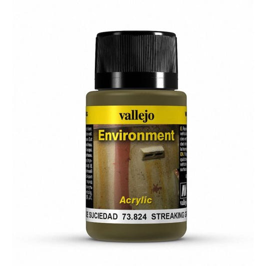 Vallejo Weathering Effects Weathering Effects 40ml - Streaking Grime texture bottle