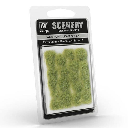 Vallejo Wild Tuft - Light Green, XL self-adhesive grass tufts for basing