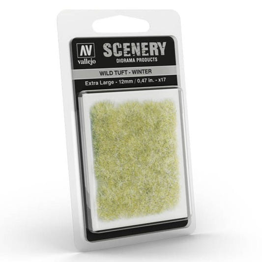 Vallejo Wild Tuft - Winter, XL self-adhesive grass tufts for basing