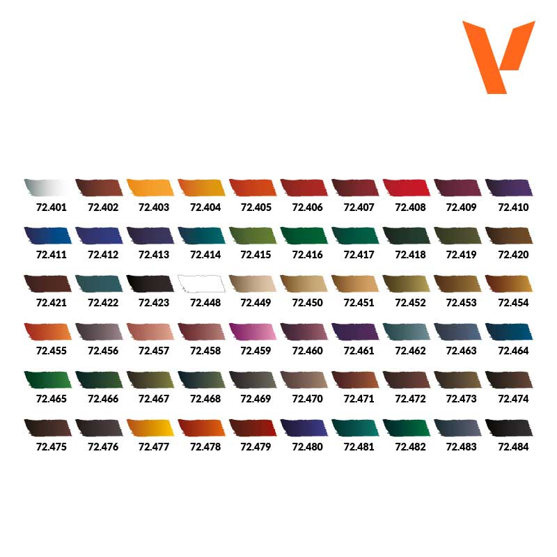 Vallejo Xpress Color Artist's Selection Case (x60) - Loaded Dice