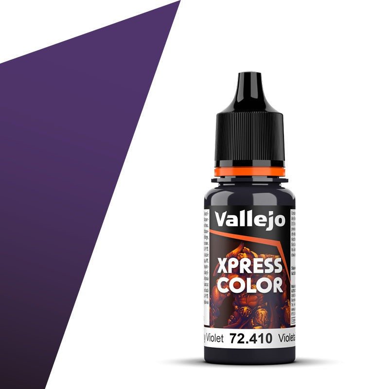 Vallejo Xpress Color Xpress Color Gloomy Violet (18ml) contrast paint dropper bottle