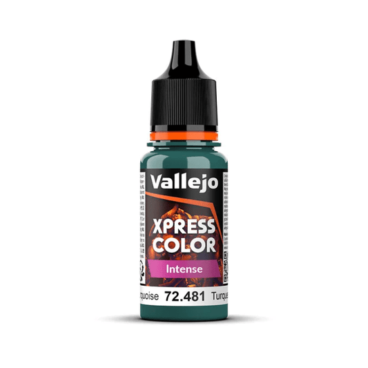 Vallejo Xpress Color Xpress Color - Intense - Heretic Turquoise contrast paint dropper bottle