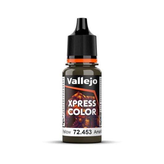 Vallejo Xpress Color Xpress Color - Military Yellow contrast paint dropper bottle