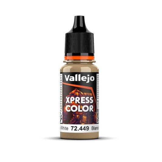 Vallejo Xpress Color Xpress Color - Mummy White contrast paint dropper bottle