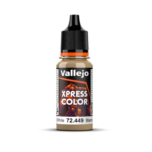Vallejo Xpress Color Xpress Color - Mummy White contrast paint dropper bottle