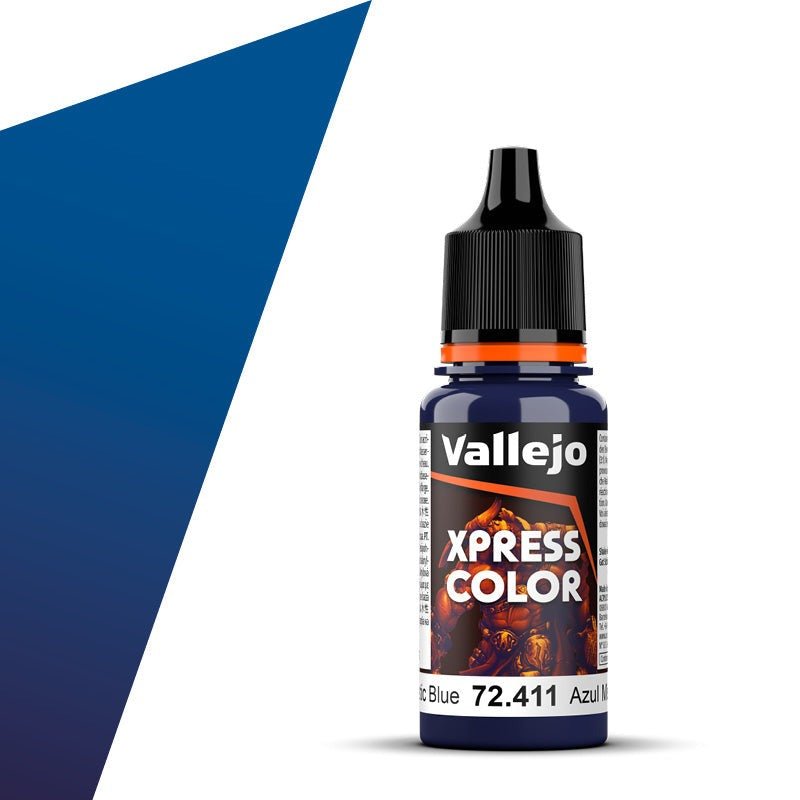 Vallejo Xpress Color Xpress Color Mystic Blue (18ml) contrast paint dropper bottle