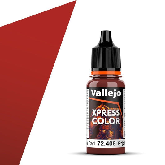 Vallejo Xpress Color Xpress Color Plasma Red (18ml) contrast paint dropper bottle