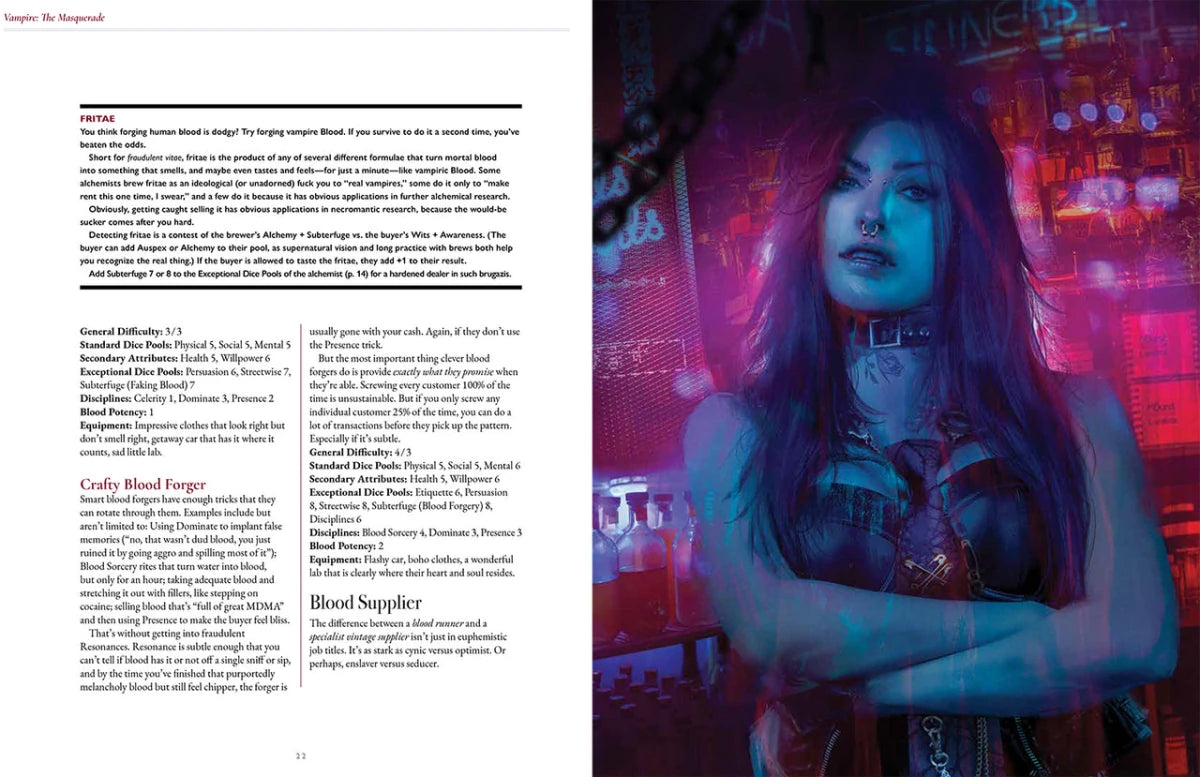 Vampire The Masquerade 5th Edition RPG: Blood Sigils Sourcebook - Loaded Dice