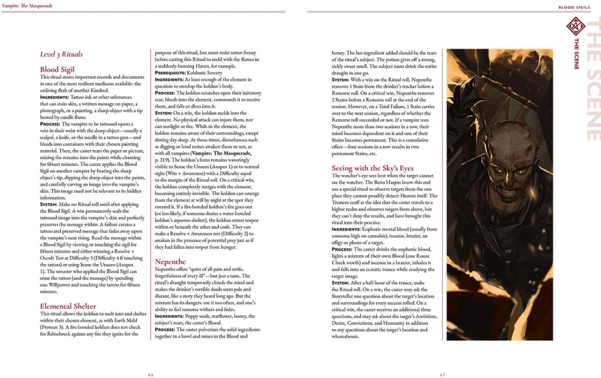 Vampire The Masquerade 5th Edition RPG: Blood Sigils Sourcebook - Loaded Dice