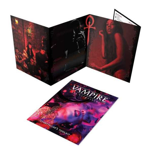 Vampire The Masquerade 5th Edition: Storyteller's Screen & Toolkit roleplaying book