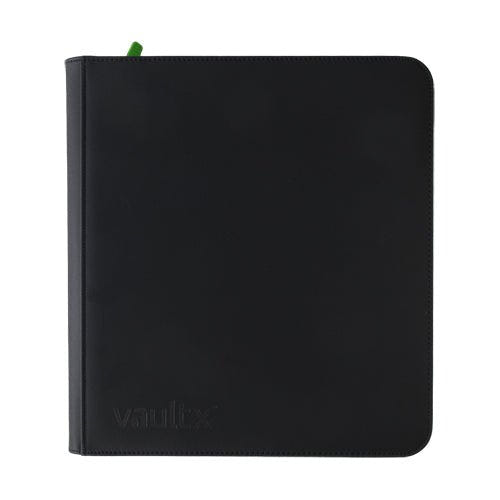 VaultX Exo-Tec Zip Binder - 12 Pocket - Black - Loaded Dice