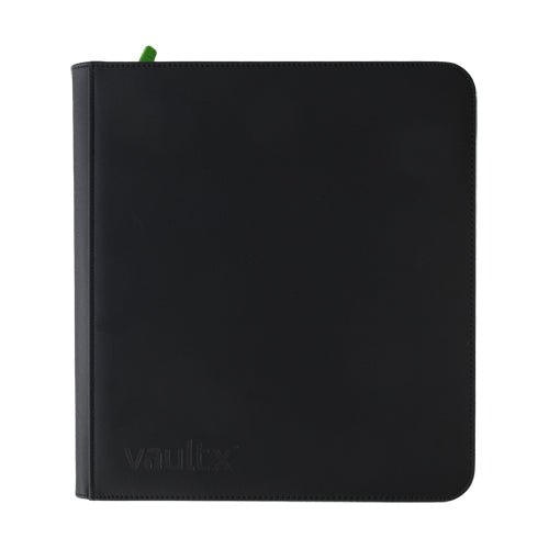 VaultX Exo-Tec Zip Binder - 12 Pocket - Black - Loaded Dice