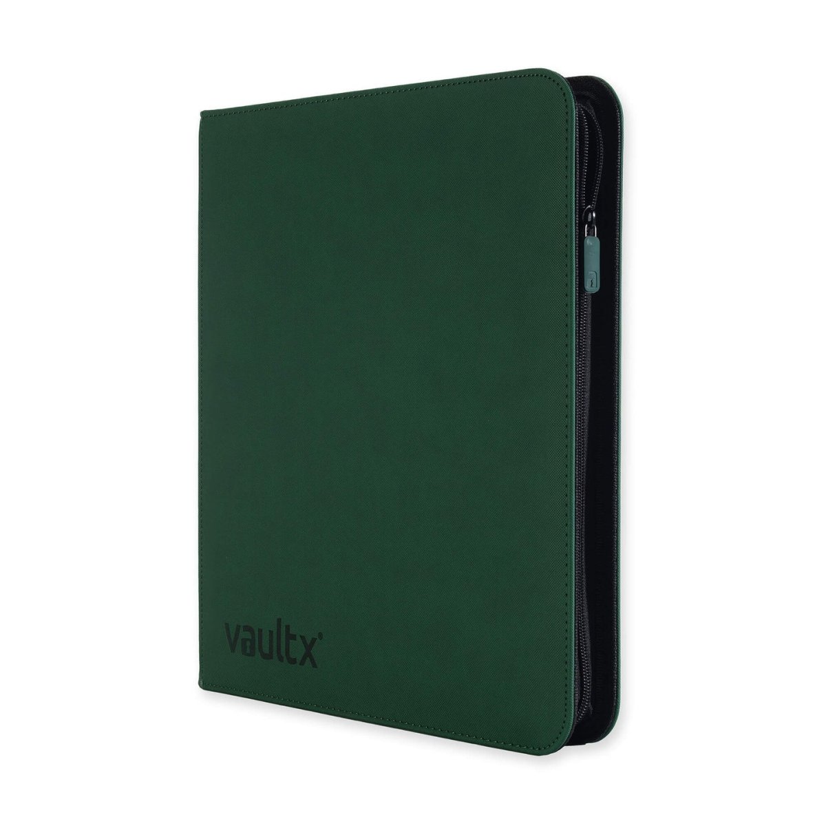 VaultX Exo-Tec Zip Binder - 12 Pocket - Green - Loaded Dice