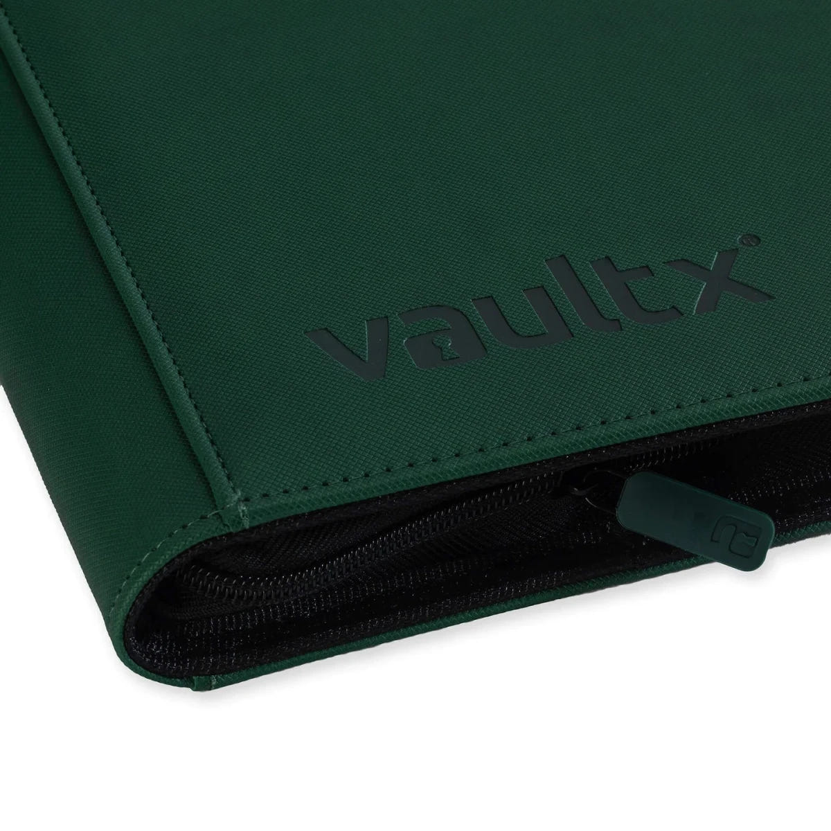 VaultX Exo-Tec Zip Binder - 12 Pocket - Green - Loaded Dice