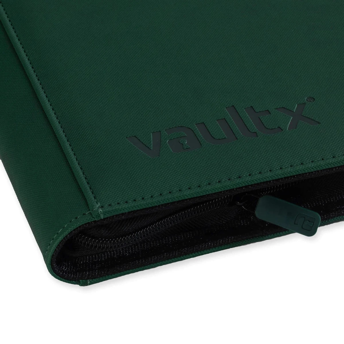 VaultX Exo-Tec Zip Binder - 12 Pocket - Green - Loaded Dice