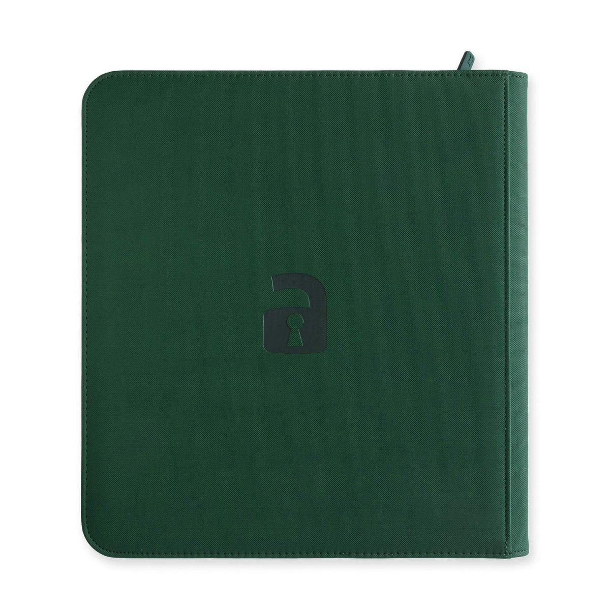 VaultX Exo-Tec Zip Binder - 12 Pocket - Green - Loaded Dice