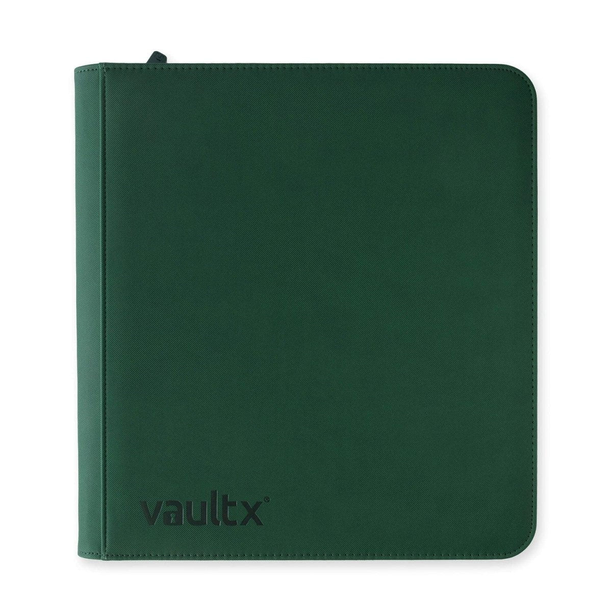 VaultX Exo-Tec Zip Binder - 12 Pocket - Green - Loaded Dice