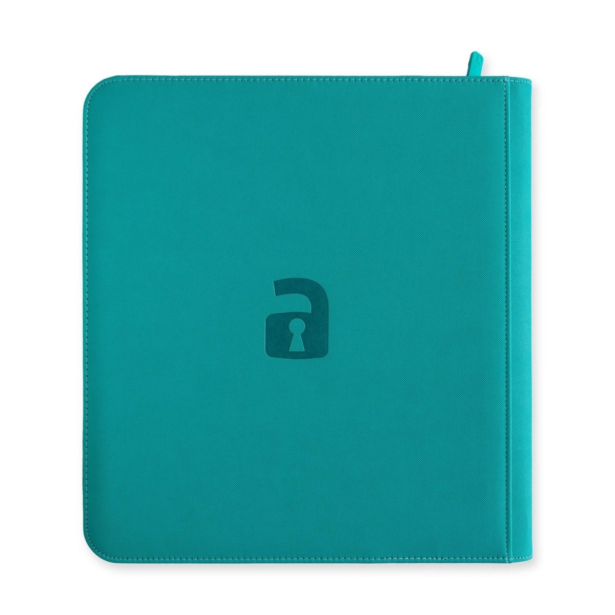 VaultX Exo-Tec Zip Binder - 12 Pocket - Ocean Blue (Teal) - Loaded Dice