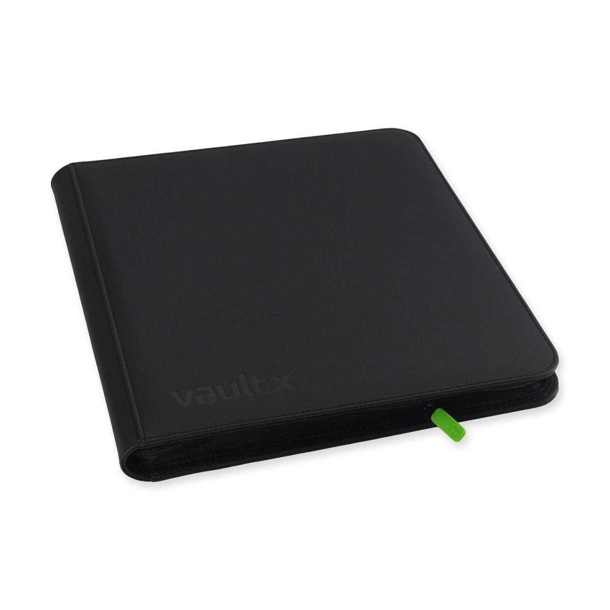 VaultX Exo-Tec Zip Binder - 12 Pocket XL - Black - Loaded Dice