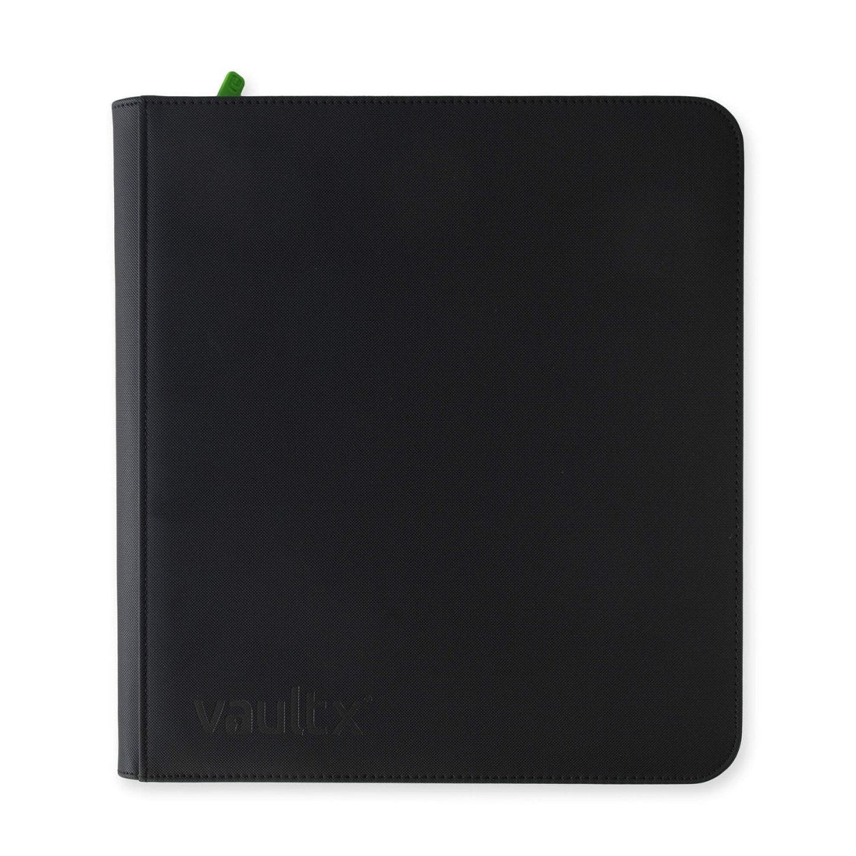 VaultX Exo-Tec Zip Binder - 12 Pocket XL - Black - Loaded Dice