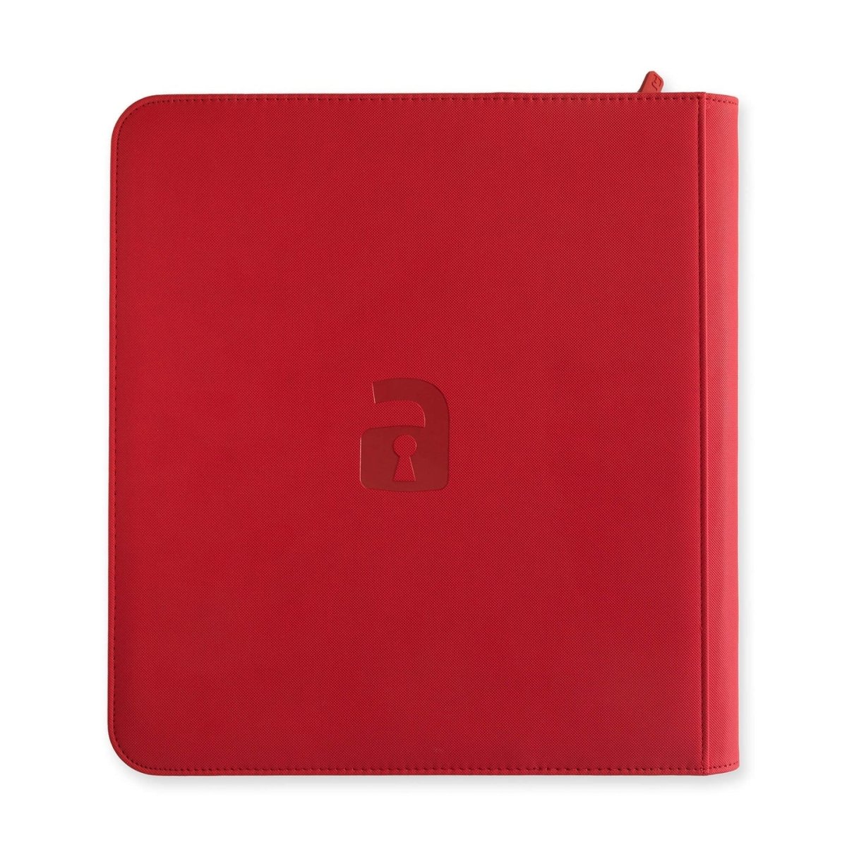 VaultX Exo-Tec Zip Binder - 12 Pocket XL - Red - Loaded Dice
