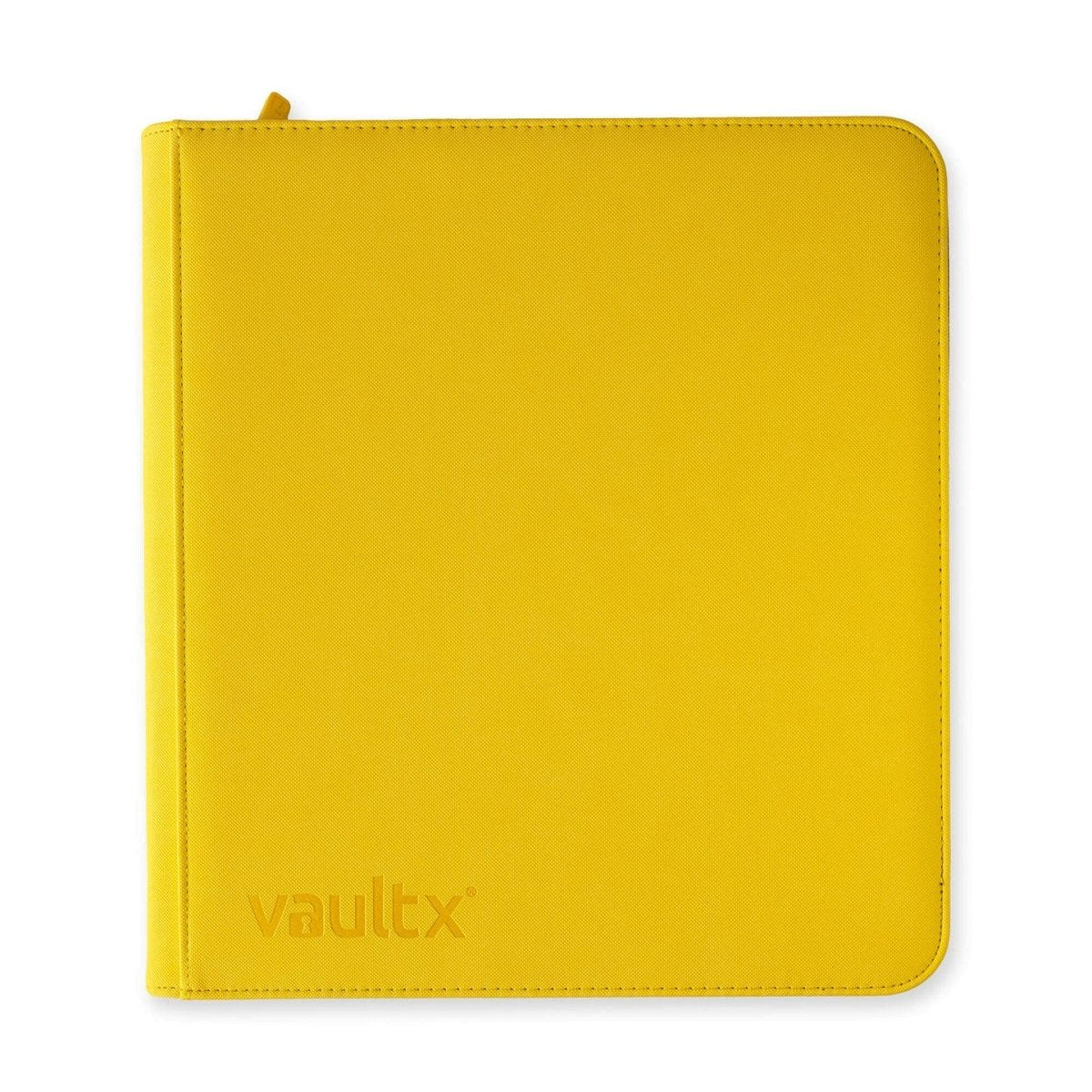 VaultX Exo-Tec Zip Binder - 12 Pocket - Yellow - Loaded Dice