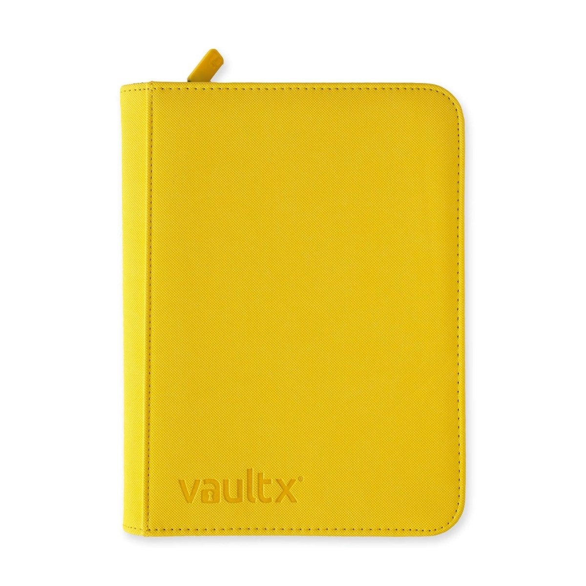 VaultX Exo-Tec Zip Binder - 4 Pocket - Yellow