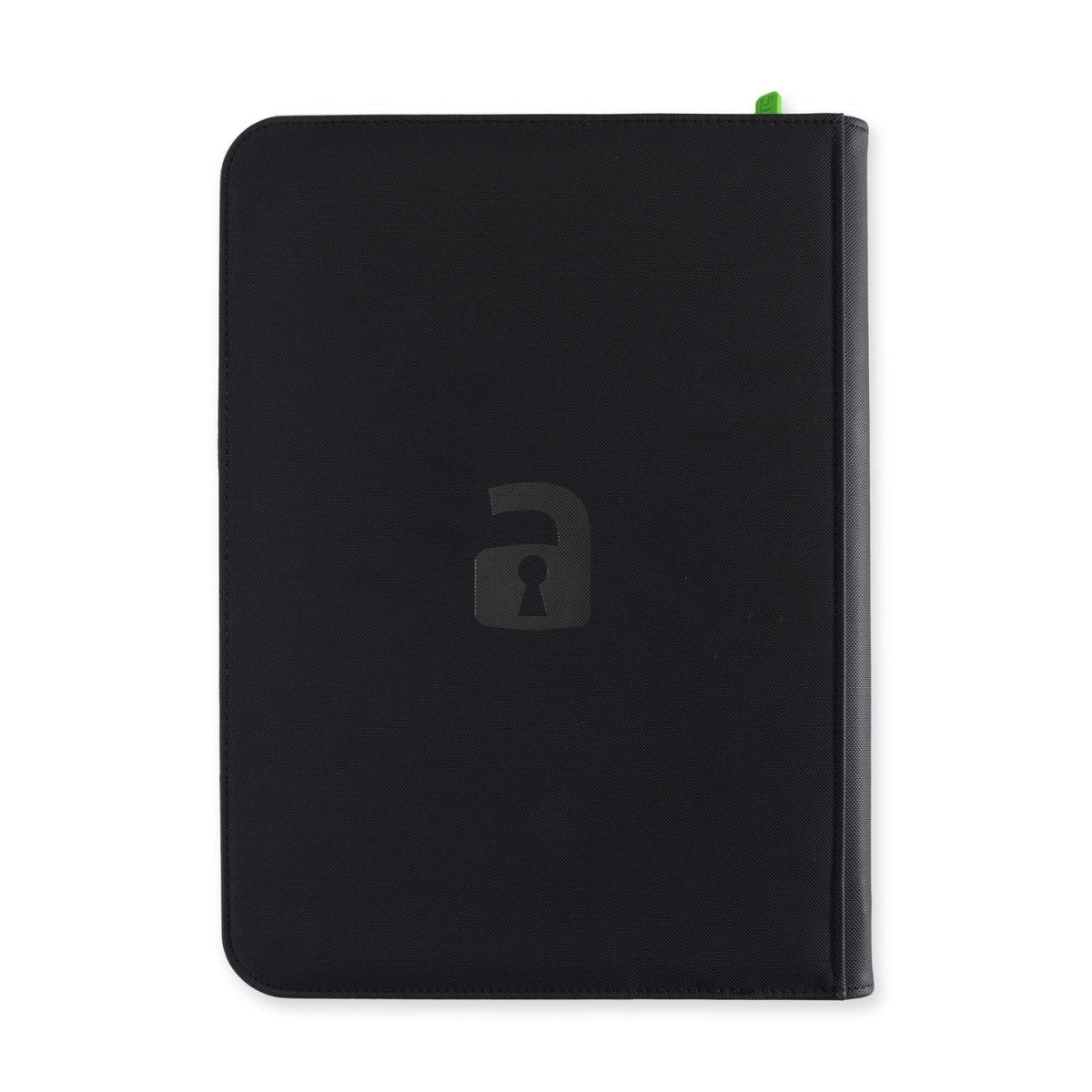 VaultX Exo-Tec Zip Binder - 9 Pocket - Black