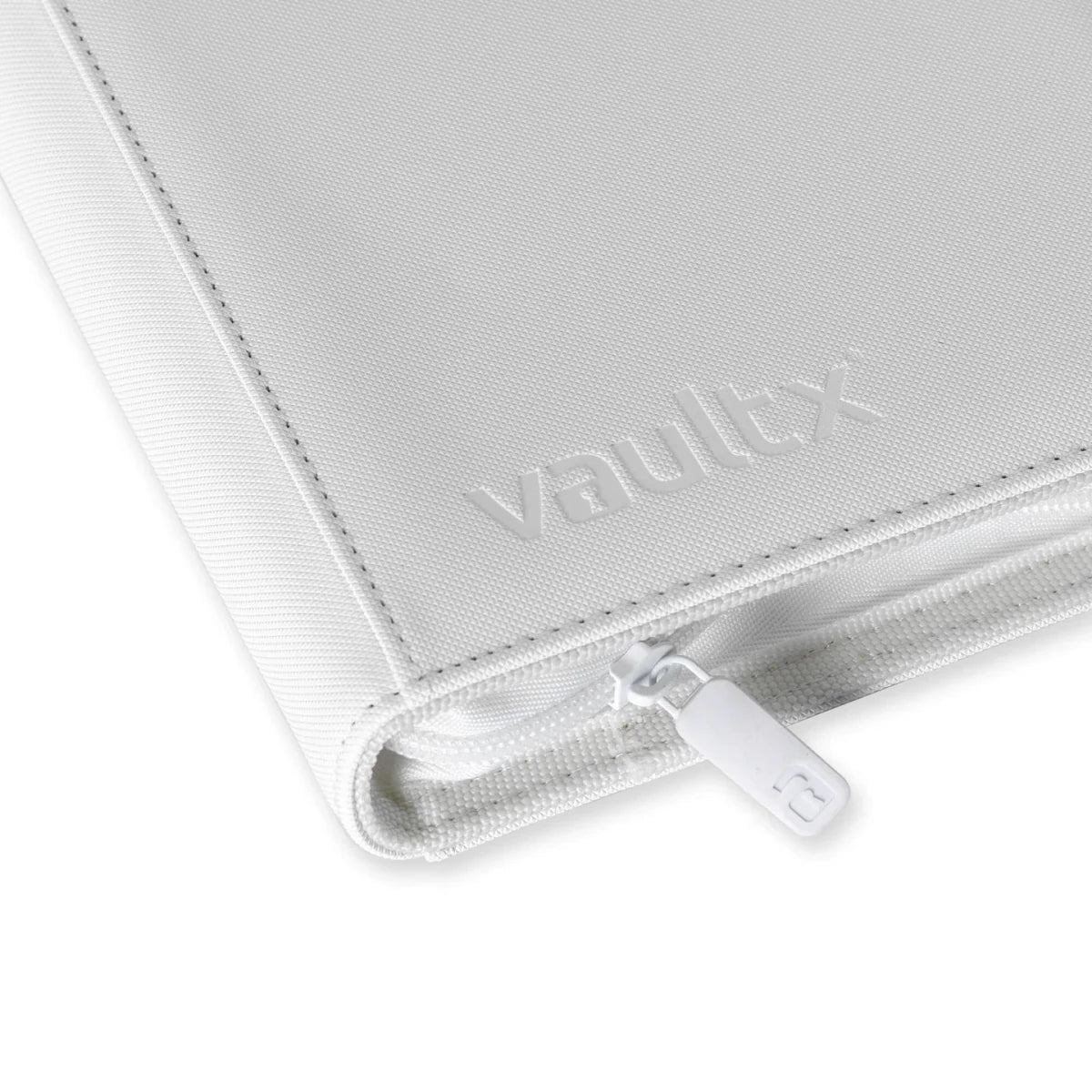 VaultX White Edition - 12-Pocket Exo-Tec® Zip Binder - Loaded Dice