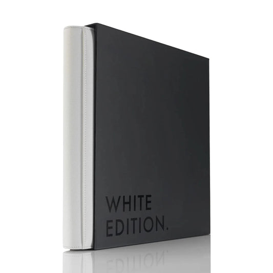 VaultX White Edition - 12-Pocket Exo-Tec® Zip Binder - Loaded Dice