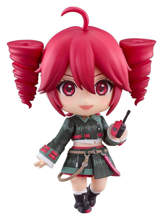 Kasane Teto VOICEPEAK Ver. Nendoroid by Good Smile Company holding a red transceiver