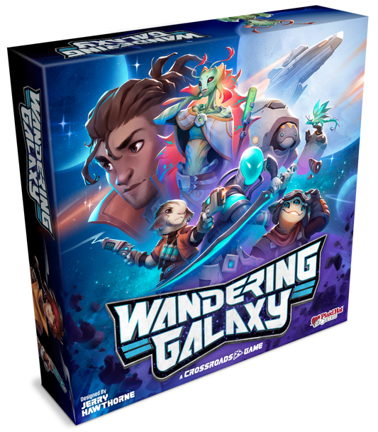 Wandering Galaxy - A Crossroads Game board game box