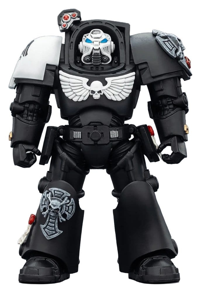 JoyToy Raven Guard Terminator 1 14 cm action figure, front view, empty hands, white background