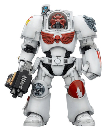 JoyToy Warhammer 40,000 Action Figure White Scars Terminator 2 with Power Fist and Storm Bolter 14 cm
