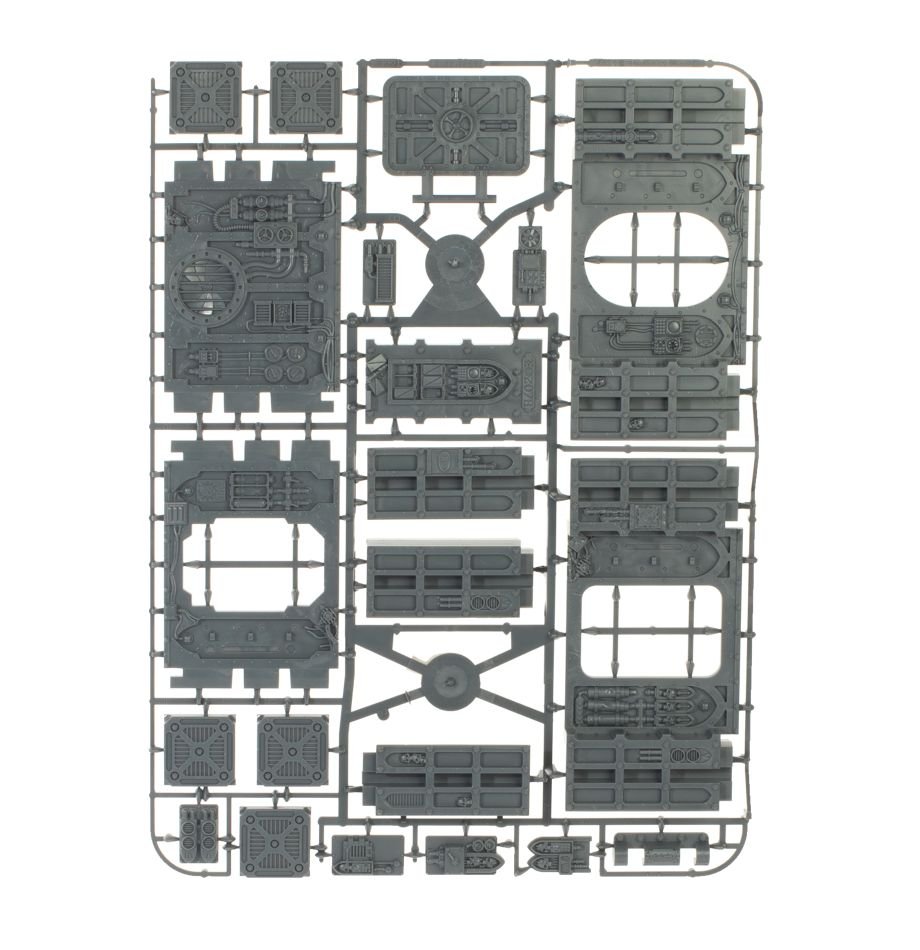 Warhammer 40,000: Boarding Actions Terrain Set sprue contents - Loaded Dice