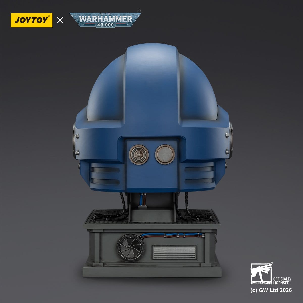 Warhammer 40,000 Captain MkX Helmet & Display Stand Ultramarines 44 cm ETA Sep 2026 - Loaded Dice