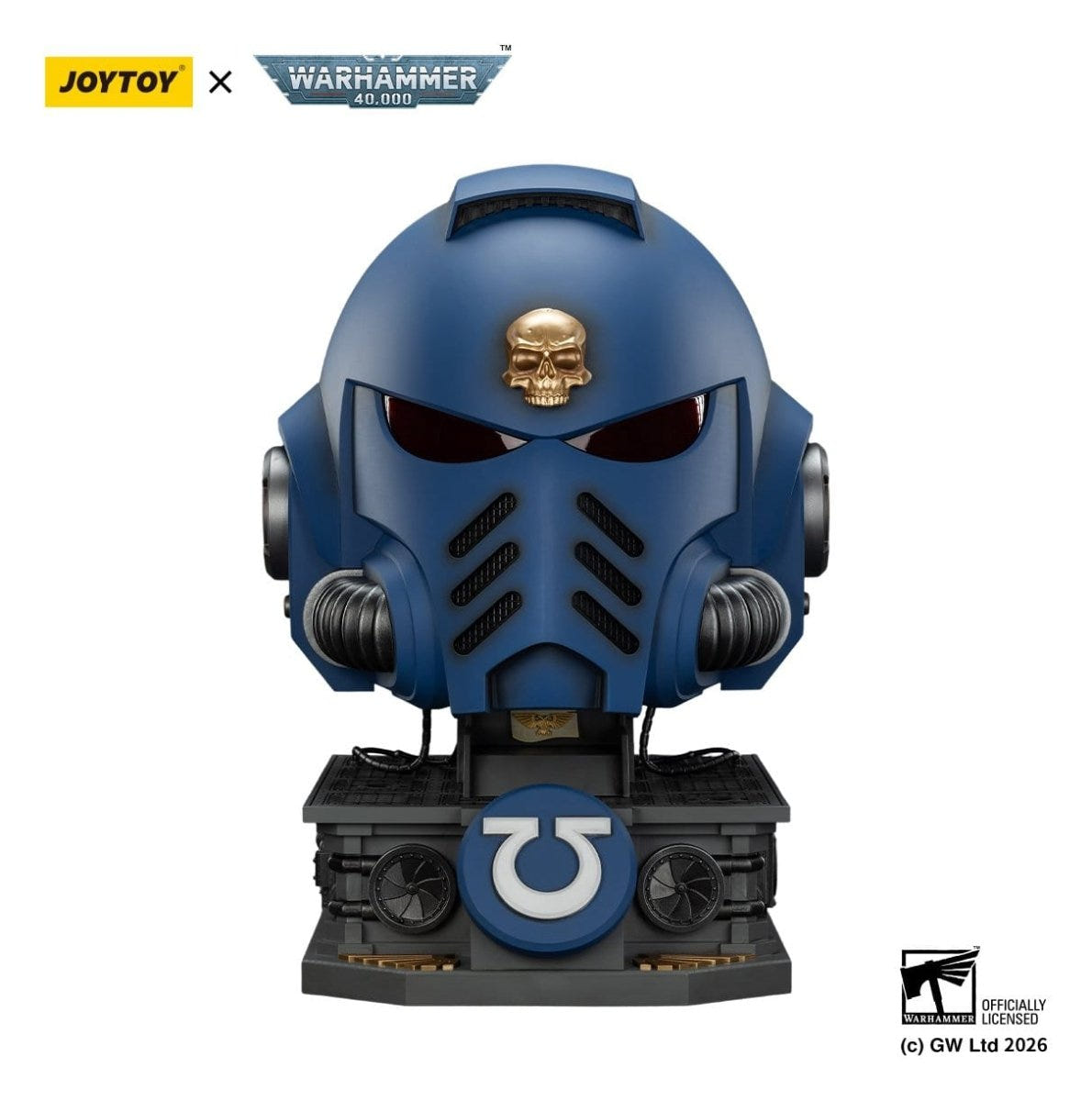 Warhammer 40,000 Captain MkX Helmet & Display Stand Ultramarines 44 cm ETA Sep 2026 - Loaded Dice