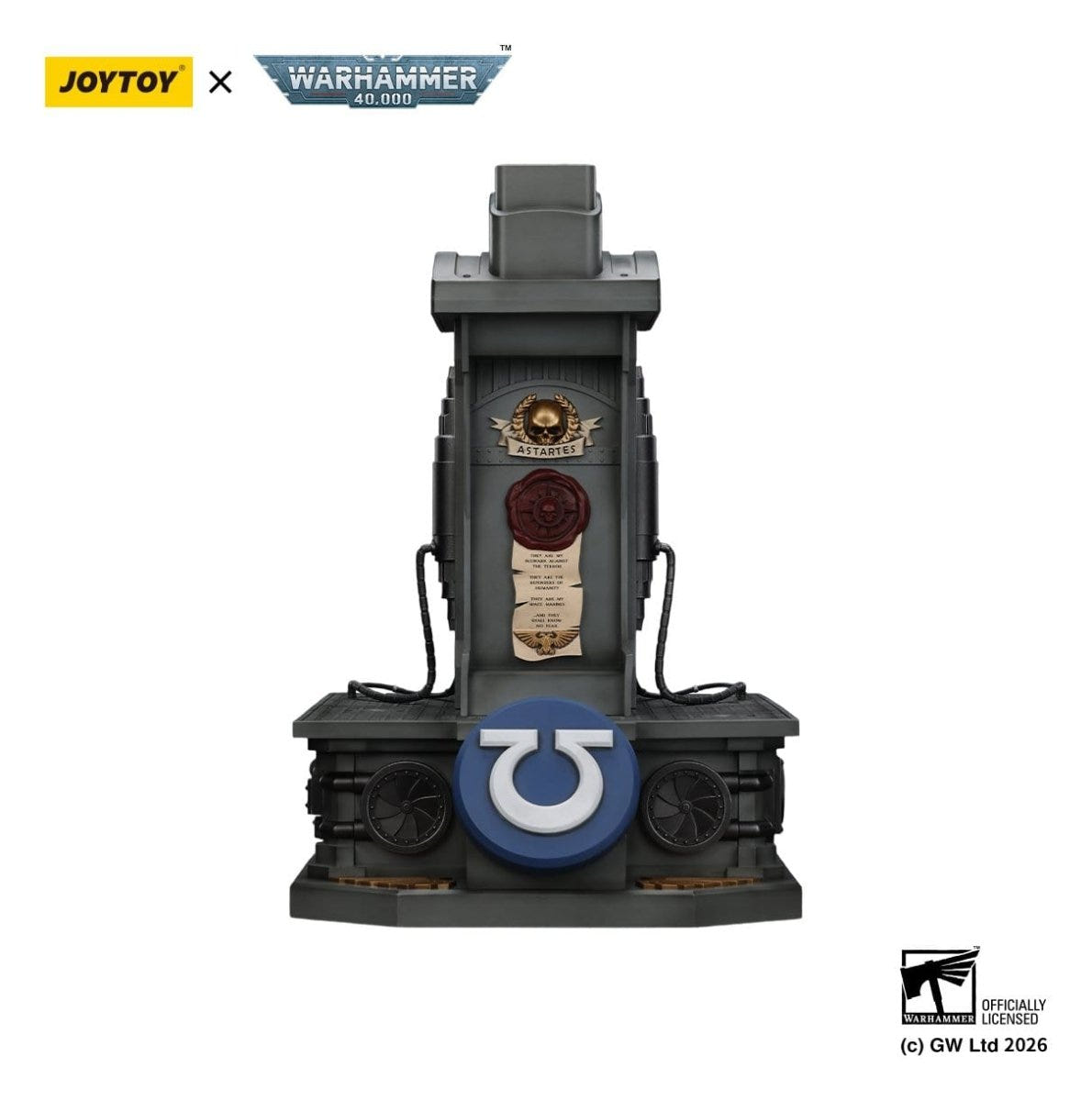 Warhammer 40,000 Captain MkX Helmet & Display Stand Ultramarines 44 cm ETA Sep 2026 - Loaded Dice