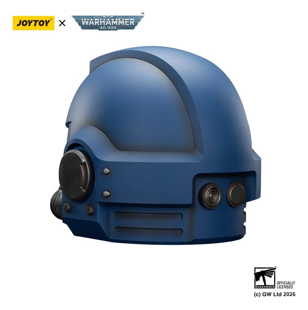 Ultramarines Captain MkX helmet detail