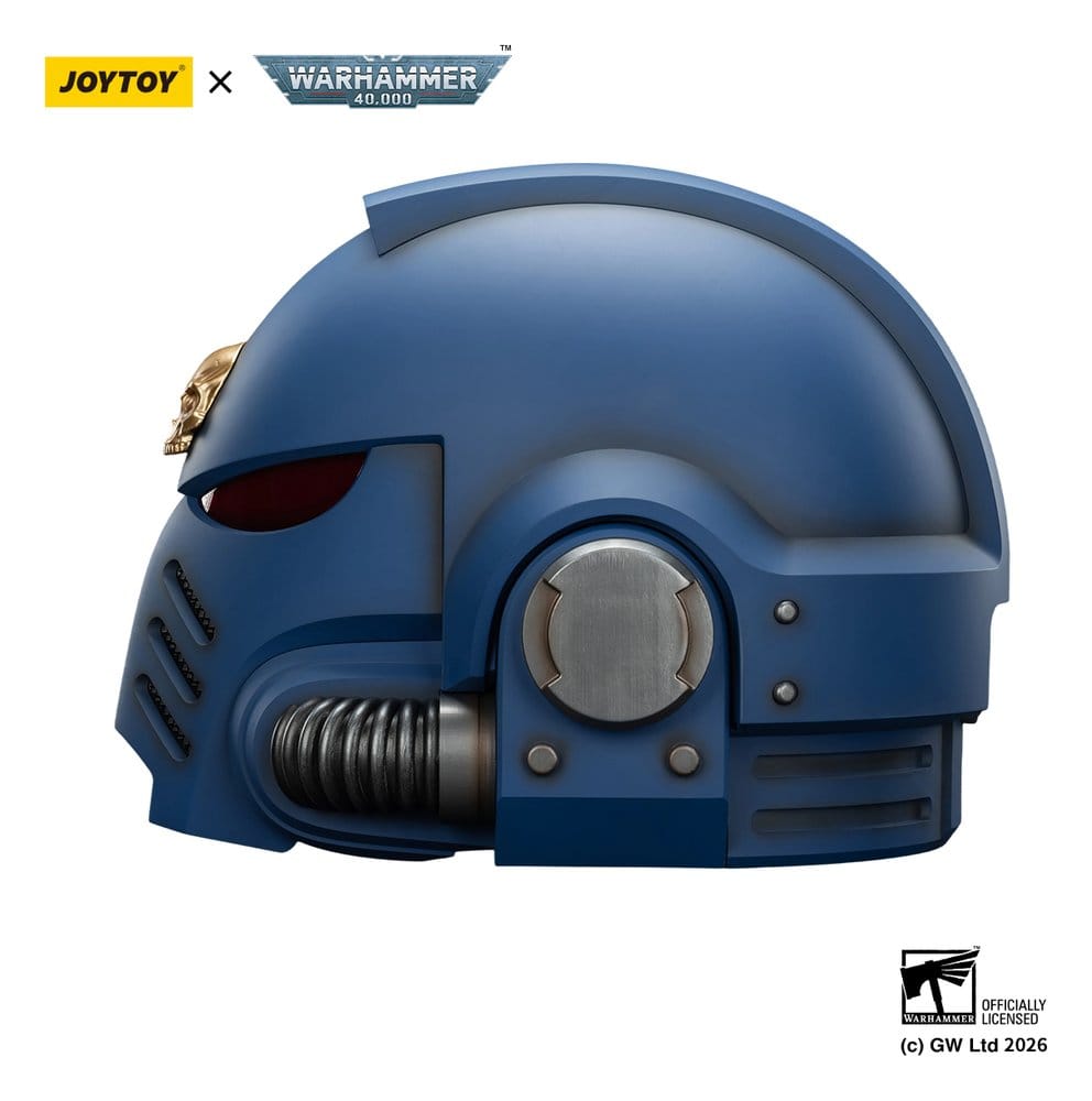 Ultramarines Captain MkX helmet detail
